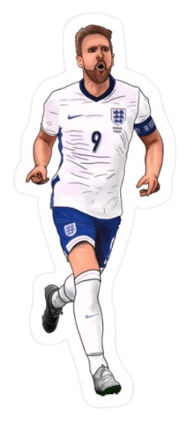 Harry Kane, England Sticker