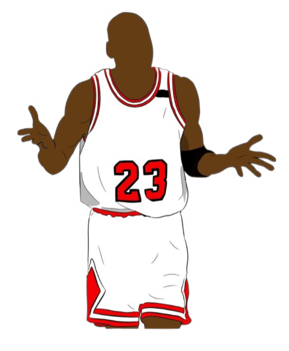 Michael Jordan "Shrug" Sticker