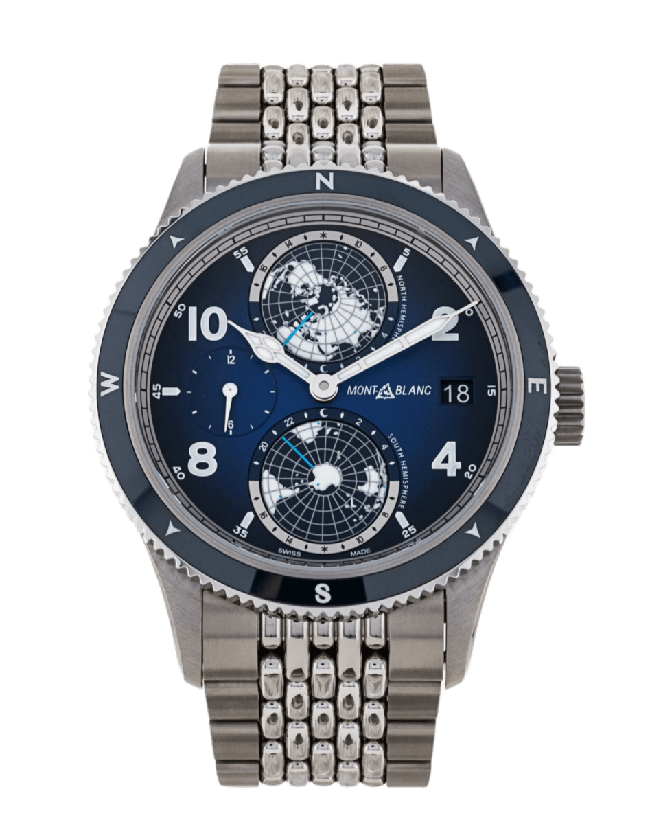 Montblanc 1858 Geosphere Blue Dial - 42mm, Titanium (2022)