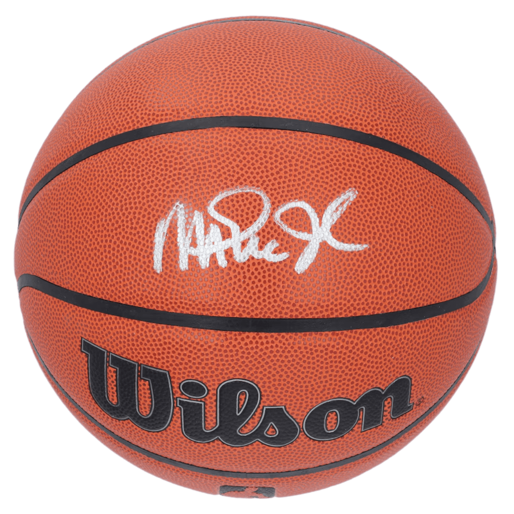 Magic Johnson Los Angeles Lakers Autographed Wilson Authentic Series Indoor/Outdoor Basketball