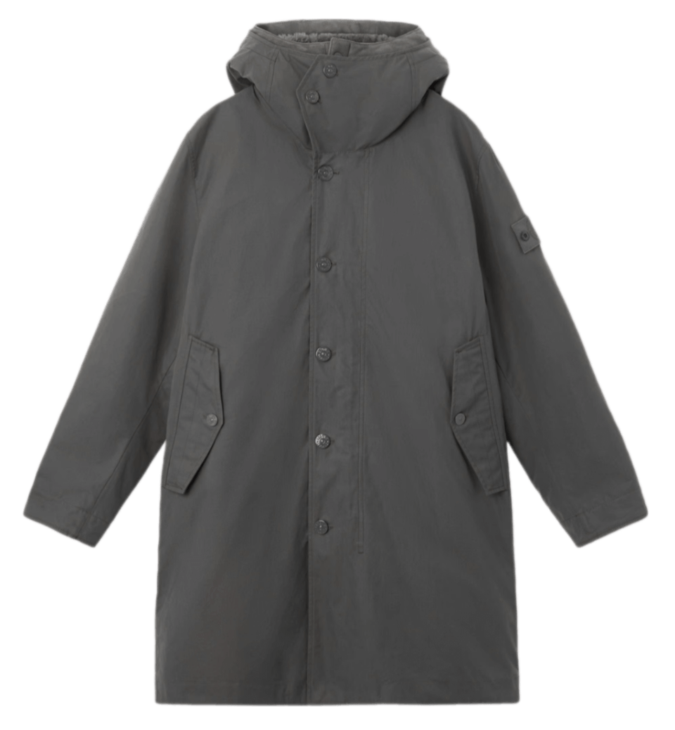 Stone Island Weatherproof Cotton Canvas Ghost Parka - Dark Grey