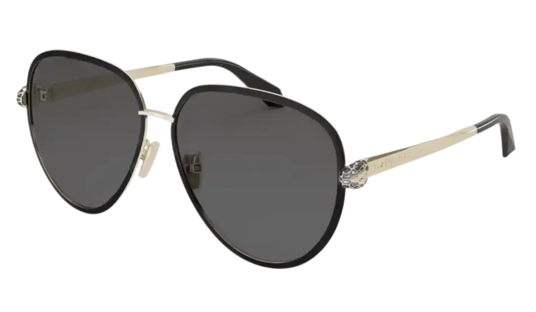 Bvlgari Serpenti Forver Pilot Sunglasses - Black