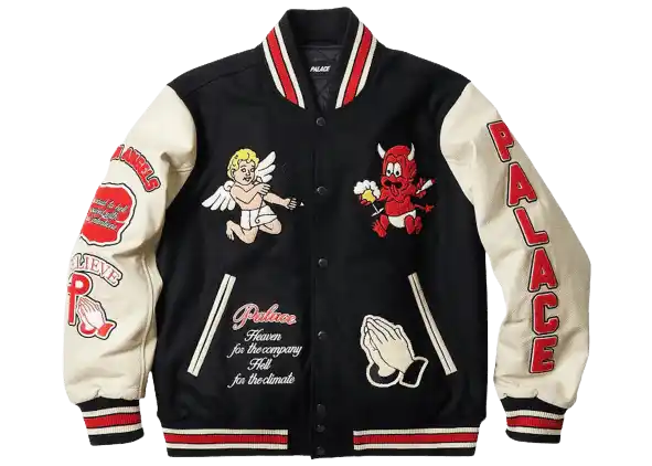Palace Fallen Angels Varsity Jacket - Navy