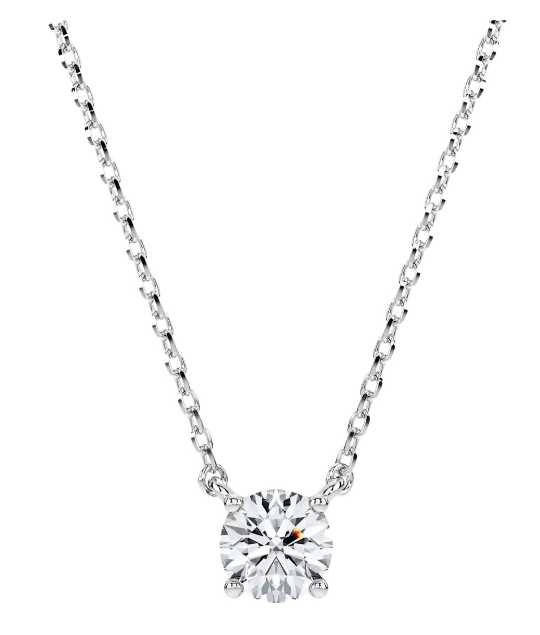Swarovski Eternity Pendant - 0.5 ct Lab-grown Diamonds, Sterling Silver