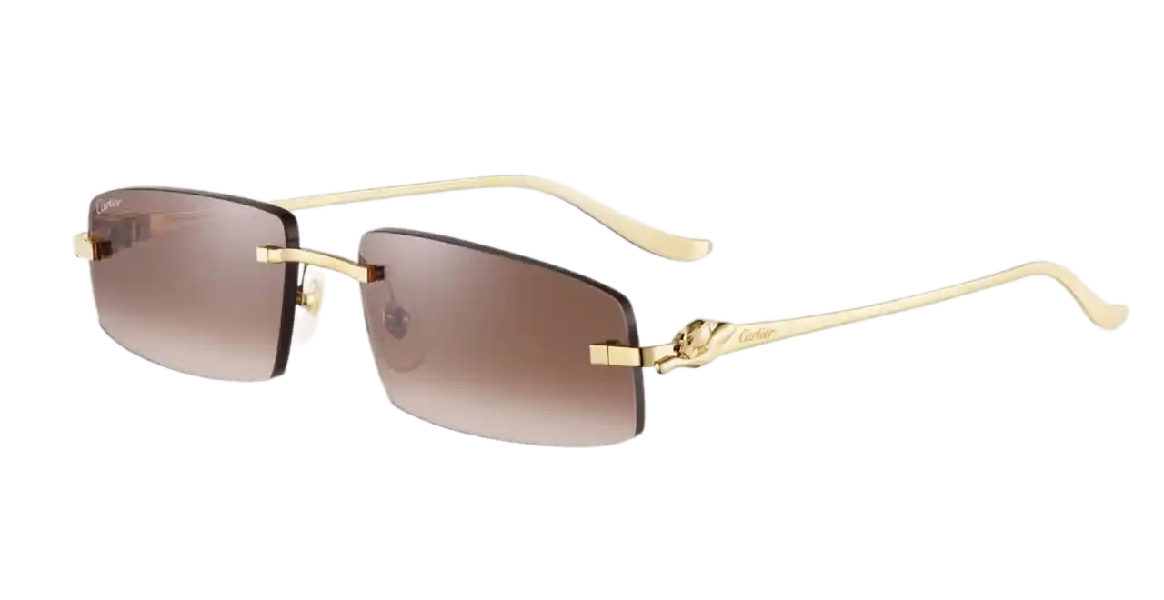 Panthère de Cartier Sunglasses - Gold