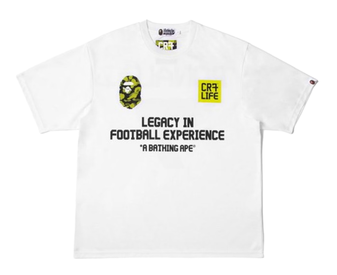 BAPE x CR7 Life Ronaldo 7 T-shirt - White