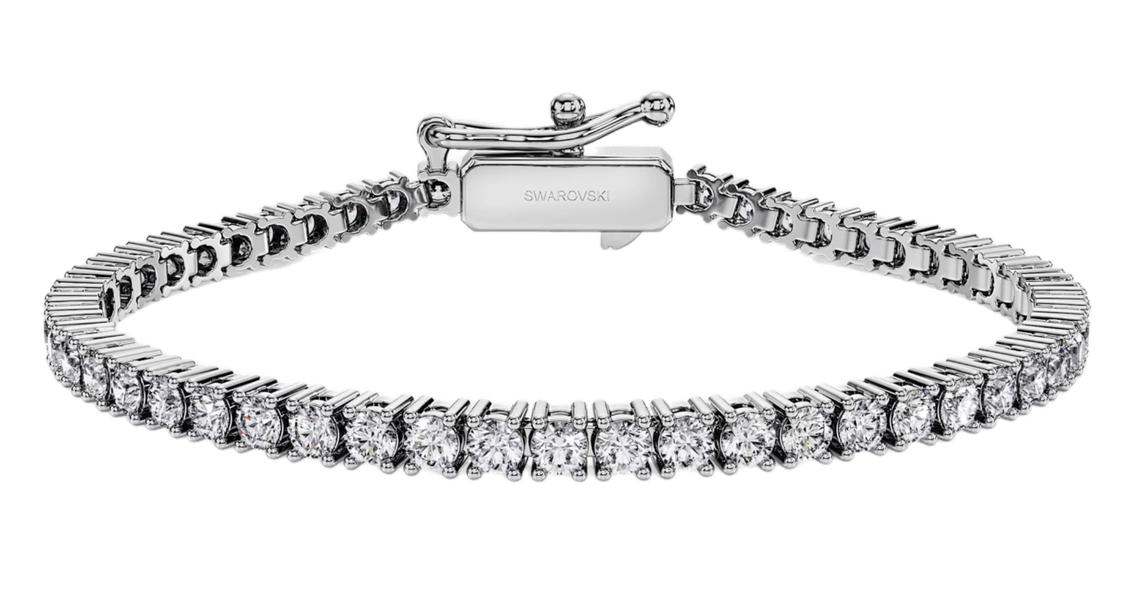 Swarovski Eternity Tennis Bracelet - 3 ct Lab-grown Diamonds, 14k White Gold