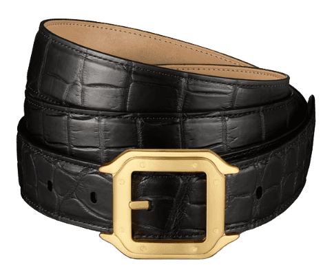 Belt, Santos De Cartier - Crocodile Black
