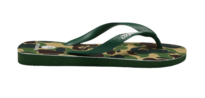 A Bathing Ape Havaianas - Green Camo