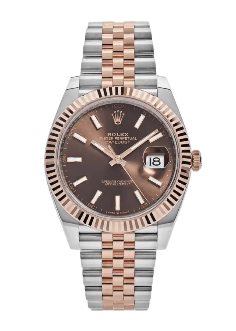 Rolex Datejust Chocolate Dial - 41mm, Steel and Rose Gold (2019)