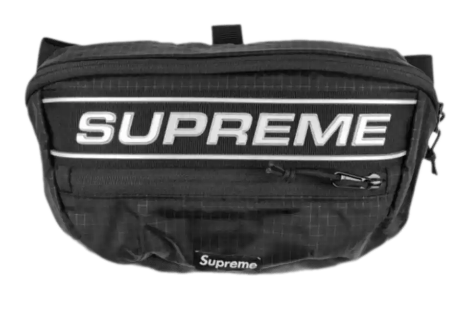 Supreme Logo Waist Bag - Black
