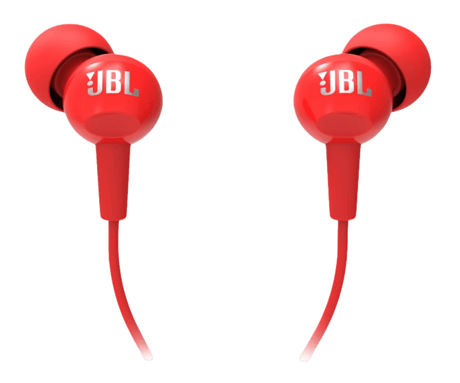 JBL C100SIU In-Ear Headphones - Red