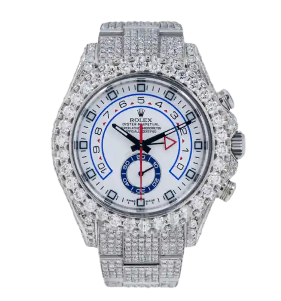 Rolex Yacht-Master II White Diamond Dial - 44mm, Sapphire Crystal Glass