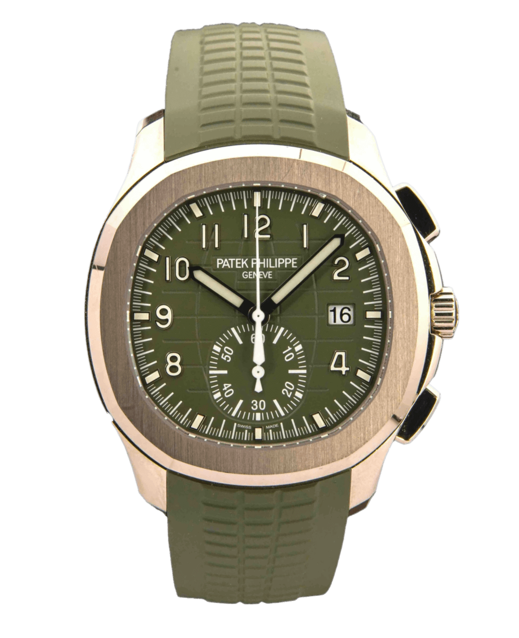 Patek Philippe Aquanaut Green Dial - 42mm, White Gold (2023)