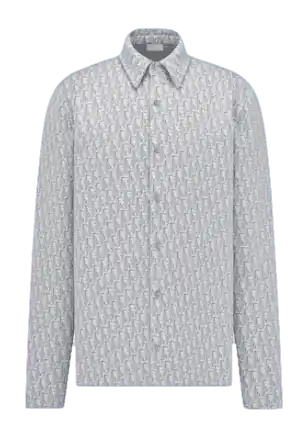 Dior Oblique Overshirt - White, Mauve and Sea Green