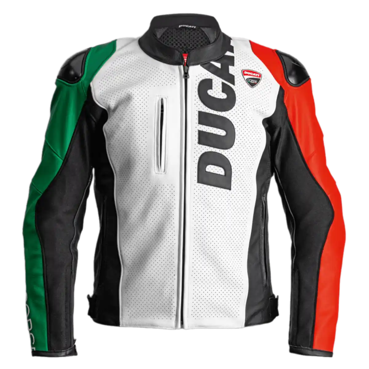 Ducati Corse Tricolore Leather Jacket