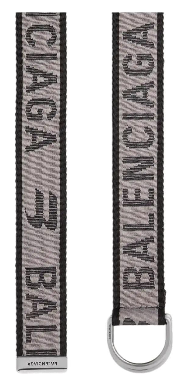 Balenciaga D Ring Belt - Grey