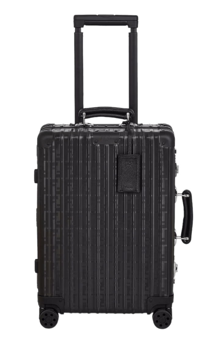 Fendi FF Motif Cabin Size Trolley - Black