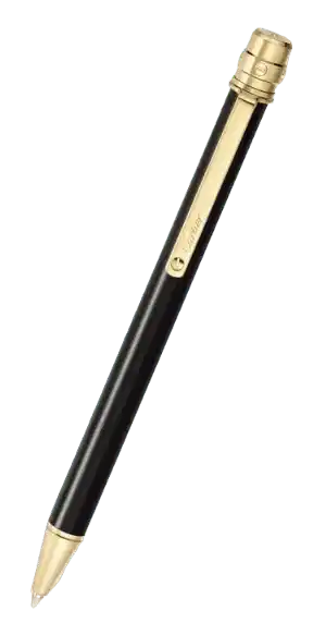 Santos De Cartier Ballpoint Pen - Black