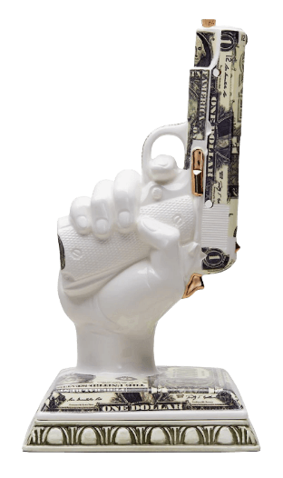 Neighborhood Booze Colt Money Incense Chamber - White