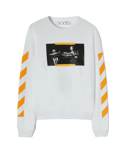 Off-White Caravaggio Painting Sweatshirt - White/Yellow