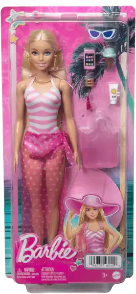 Barbie Doll, Malibu Barbie With Long Blonde Hair