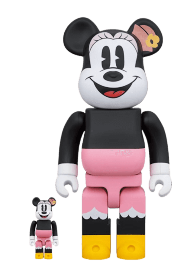 Bearbrick x Disney Box Lunch Minnie 100% and 400% Set