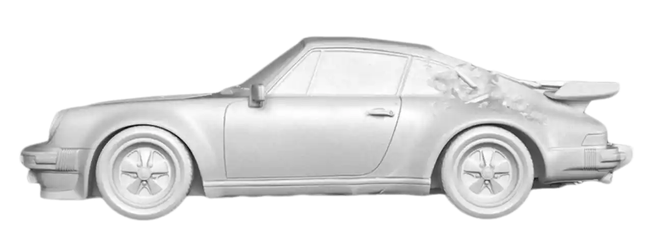 Daniel Arsham Eroded 911 Turbo Figure (Edition of 500)