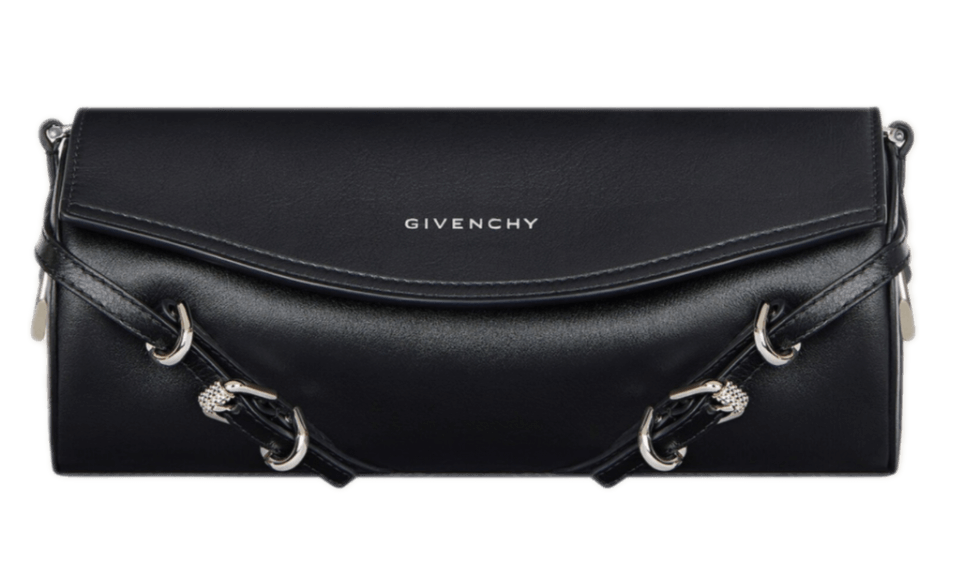 Givenchy Voyou Roller in Grained Leather - Black