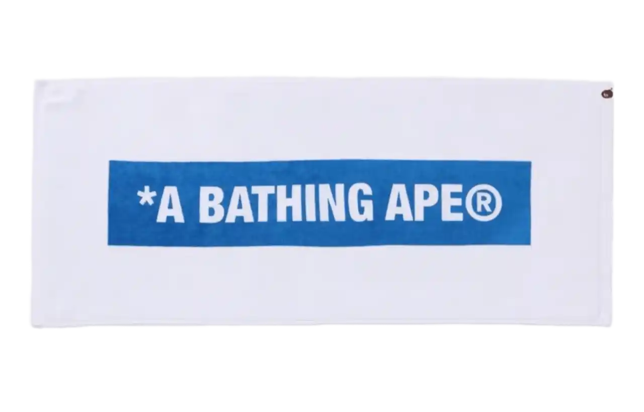 BAPE Men's Summer Premium Towel - White