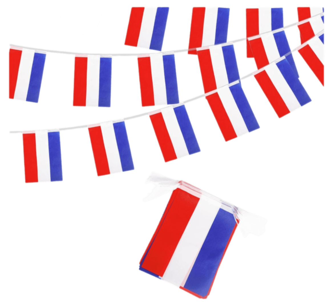 Netherlands Flag Polyester Bunting Banner 10m