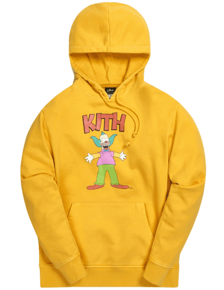 Kith x The Simpsons Krusty Hoodie - Yellow