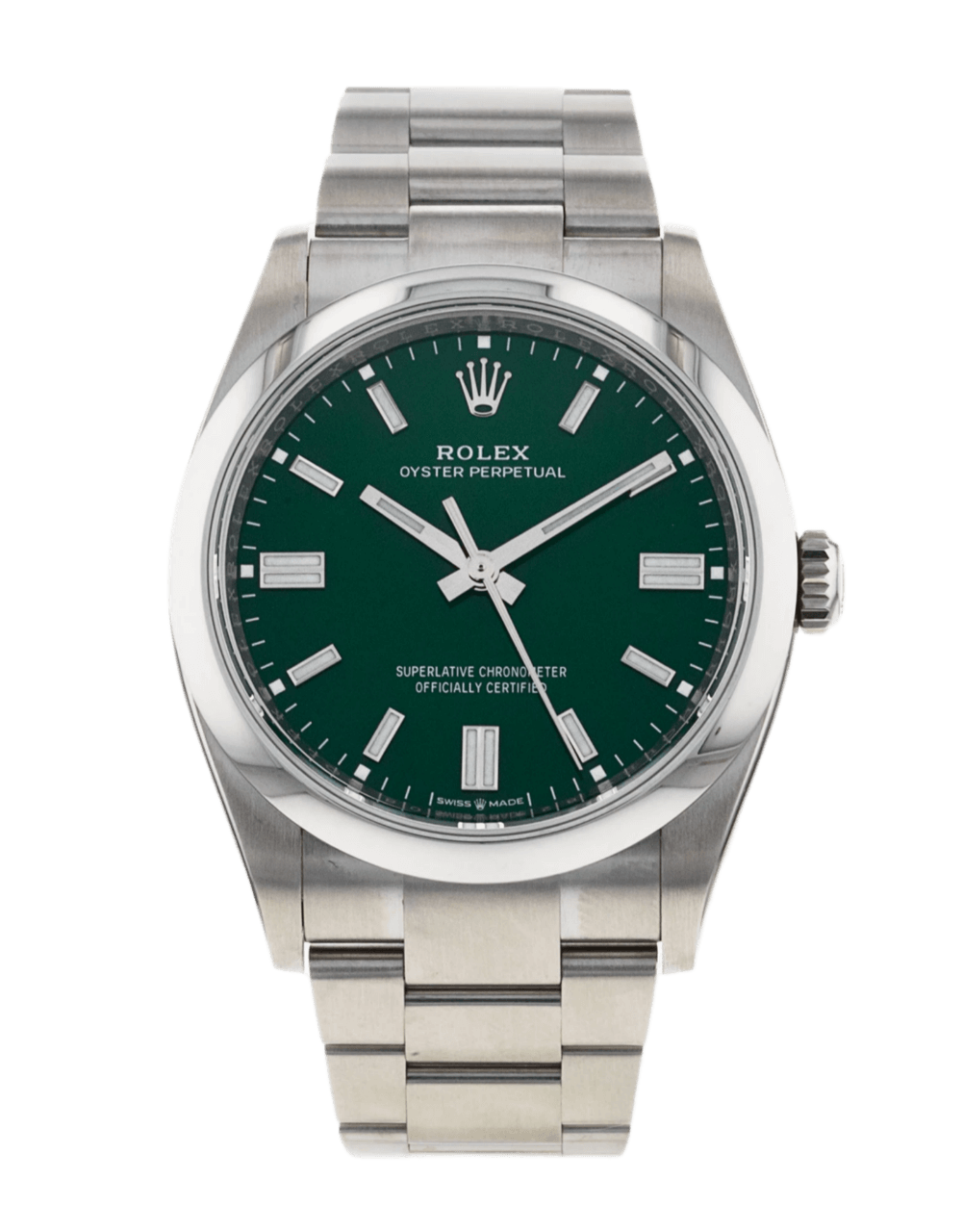 Rolex Oyster Perpetual Green Dial - 36mm, Steel (2023)