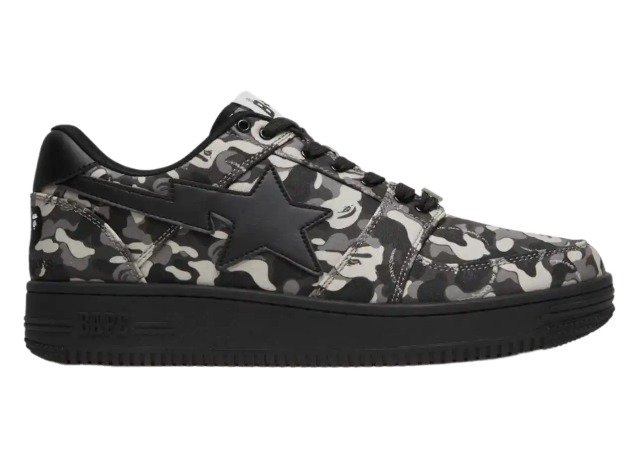 A Bathing Ape Bape Sta - Comme Des Garcons Black Camo