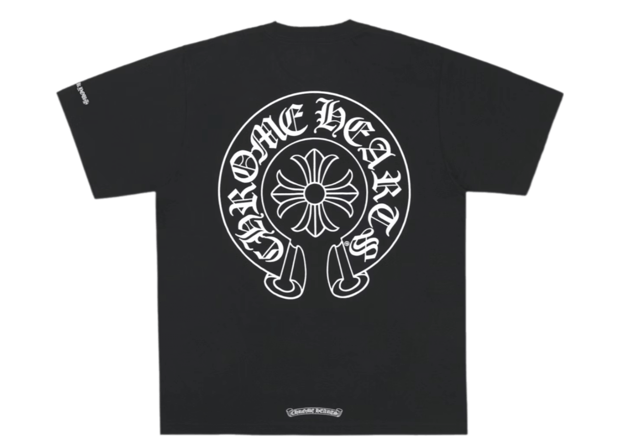 Chrome Hearts Horse Shoe Logo Pocket T-Shirt - Black