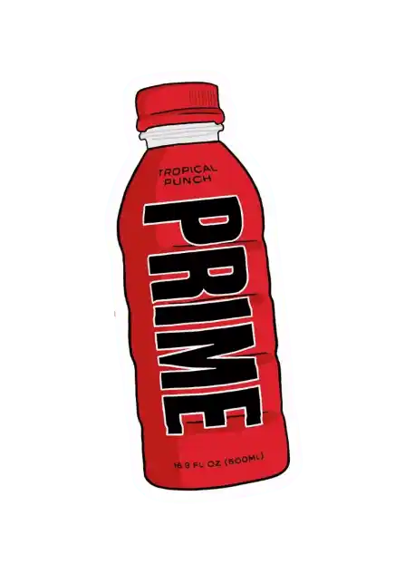 Prime Hydration Red Sticker
