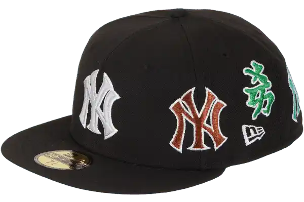 Supreme New York Yankees Kanji New Era Fitted Hat - Black