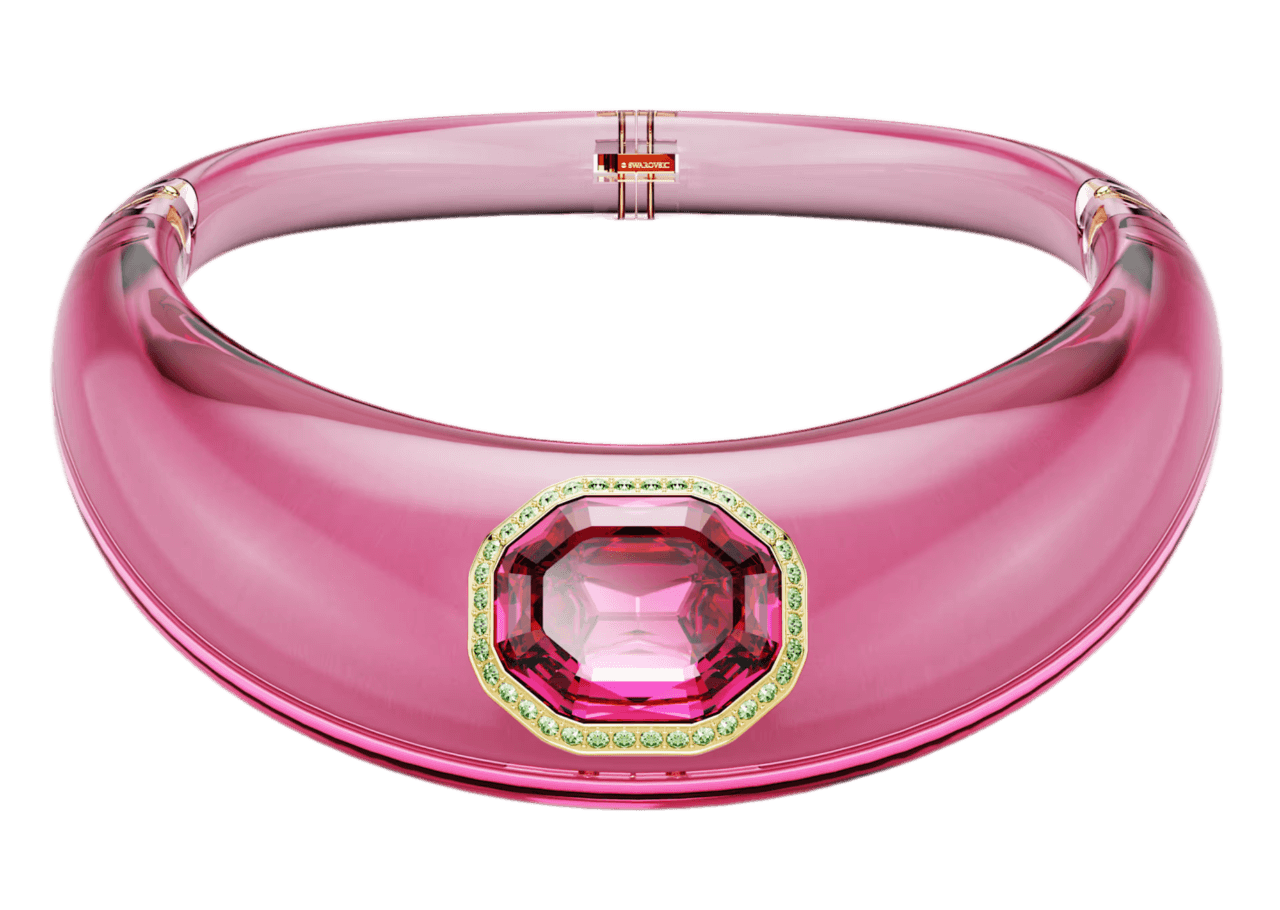 Swarovski Dulcis Choker - Pink, Gold Plated