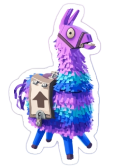 Fortnite Llama Sticker