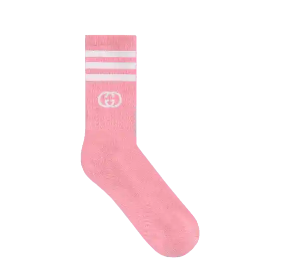 Gucci x adidas Ankle Socks - Pink/White