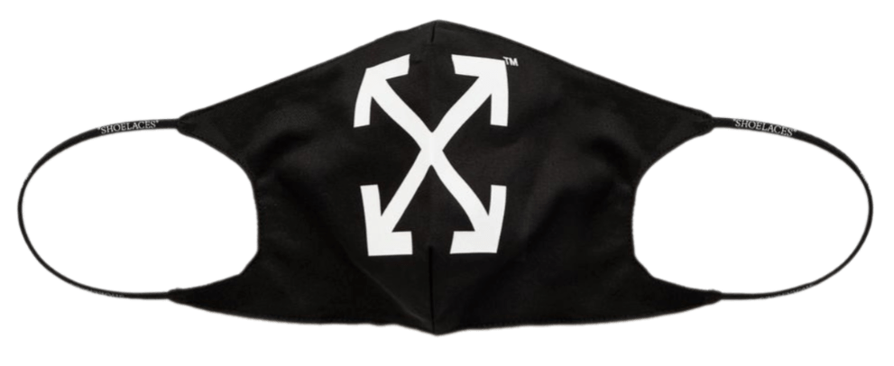 Off-White New Logo Face Mask - Black/White