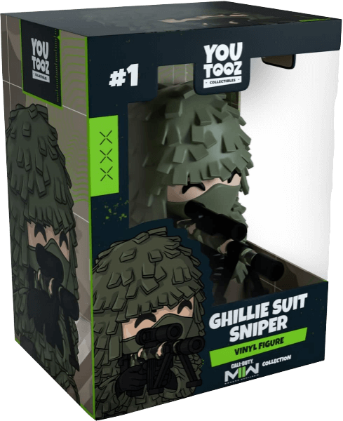 Youtooz Ghillie Suit Sniper 4.2 Inch Vinyl Figure