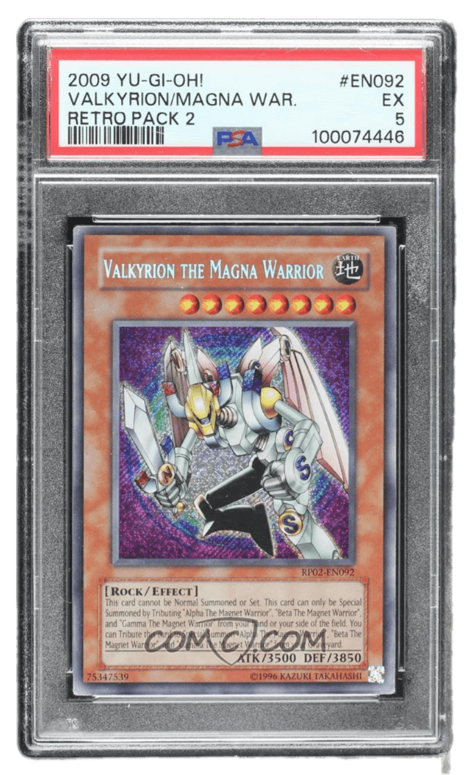 2009 Yu-Gi-Oh! - Retro Pack 2 - Unlimited #RP02-EN092 - Valkyrion the Magna Warrior PSA 5 EX