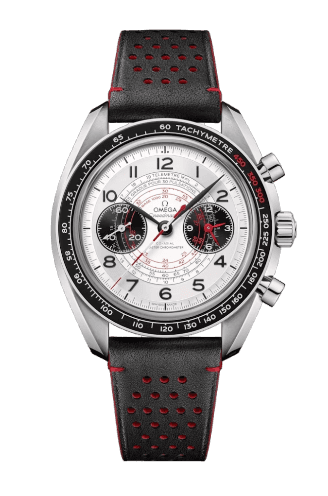 Omega Speedmaster Chronoscope - 43mm, Steel On Leather