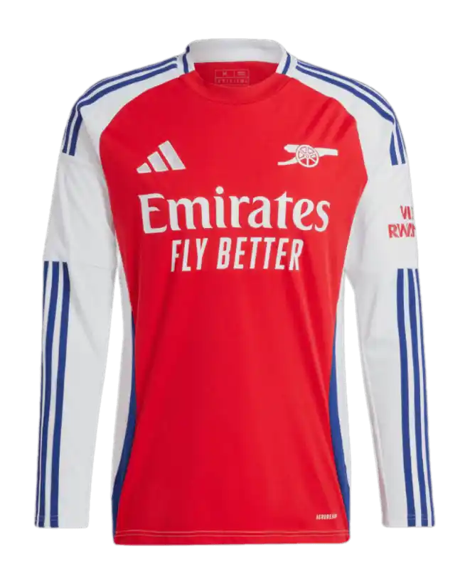 Arsenal 24/25 Long Sleeve Home Jersey