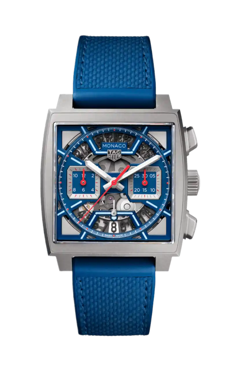 TAG Heuer Monaco Chronograph Blue Dial - 39mm, Steel