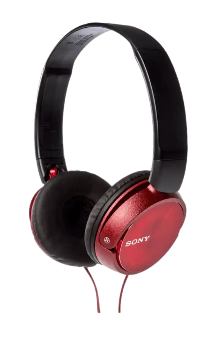 Sony MDR-ZX310 On-Ear Overhead Wired Headphones - Metallic Red