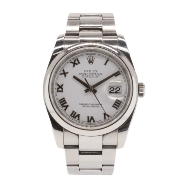 Rolex Datejust White Dial - 36mm, Steel (2007)