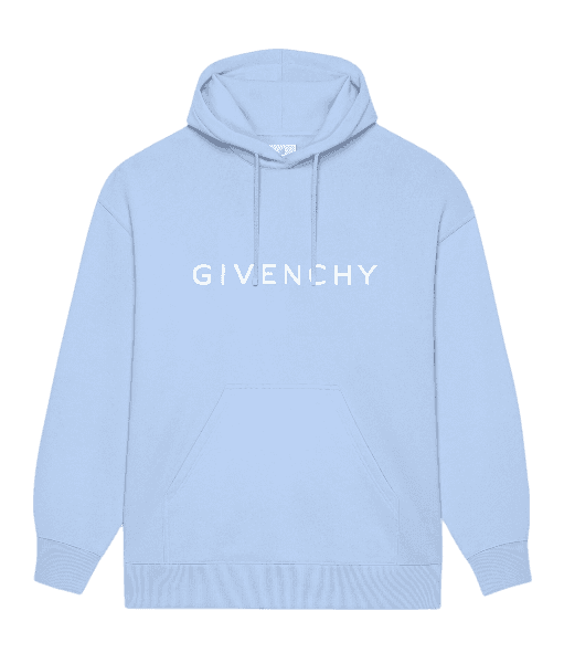 Givenchy Archetype Slim Fit Hoodie - Light Blue