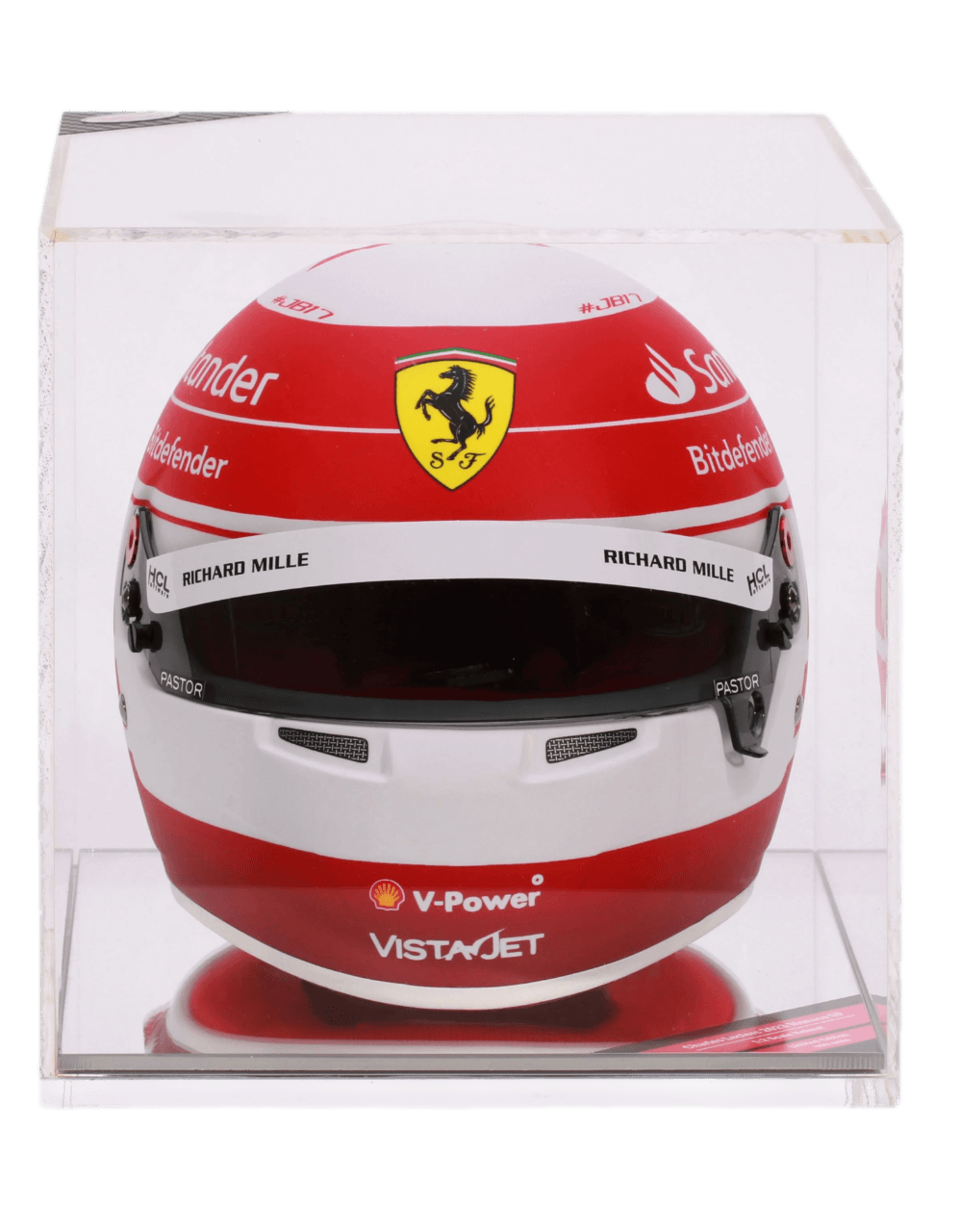 2023 Charles Leclerc Mini Helmet in 1:2 Scale - Monaco Special Edition